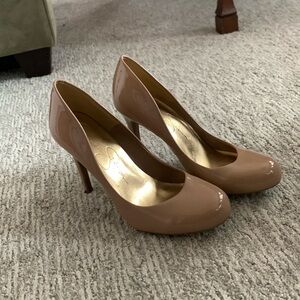 Jessica Simpson Tan Heels